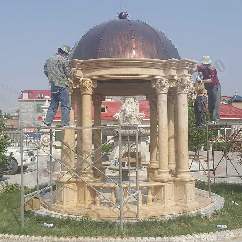 歐式景觀涼亭，歐式大理石涼亭，歐式柱子亭子