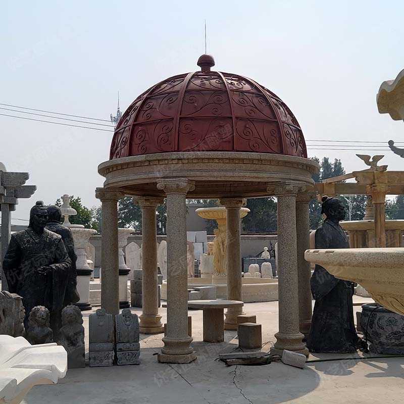 景觀雕塑定制，石雕涼亭如何保養(yǎng)